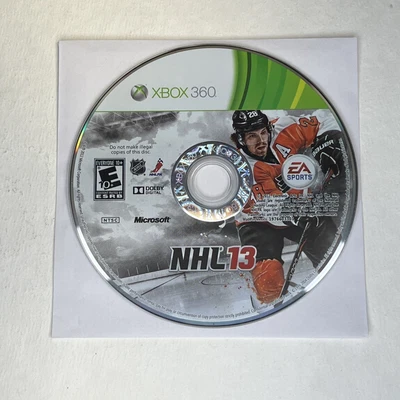 $3.15 • Buy NHL 13 (Microsoft Xbox 360, 2012) Disc Only, Tested