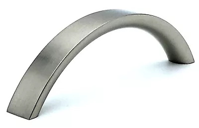 CURVED HANDLES 96mm Brushed Chrome Cupboard Door Cabinet D Pull Handle (439) • £0.99