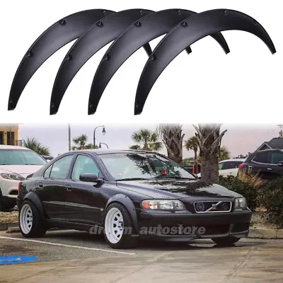 4.5  Fender Flares Flexible Extra Wide Wheel Arch For Volvo S40 S60 S70 S80 S90 • $62.99