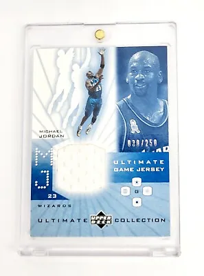 MINT #/ED GAME USED PATCH 2001-02 Upper Deck Ultimate Collection MICHAEL JORDAN  • $299.99