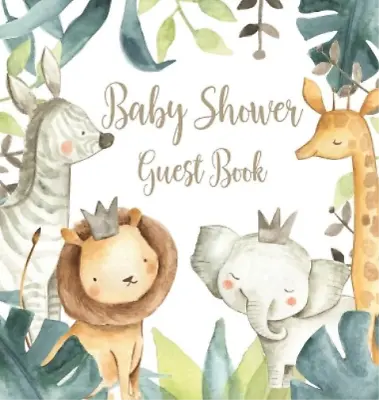 Lulu And Bell Safari Baby Shower Guest Book (Hardcover) (Hardback) • £19.38