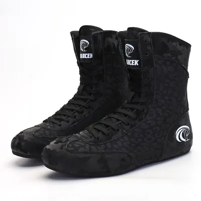 Professional Men Wrestling Shoes Wear-Resisting Boxing Footwears Fighting Boots • $65.60