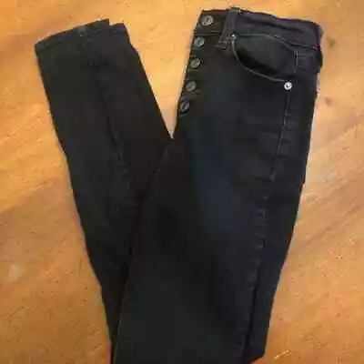 Junior's Mudd Black High-Rise Jegging Jeans With Button Fly - Size 5 • $13