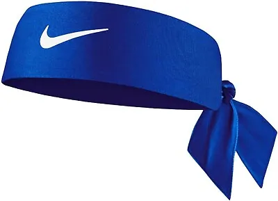 Nike Unisex Women's Men's Dri-Fit Dry Head Tie Headband OSFM - Royal Blue • $15.95