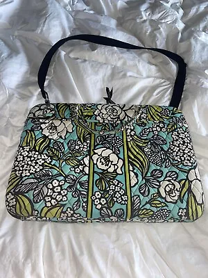 Pre-owned Vera Bradley Island Blooms Messenger Laptop Bag • $29.99