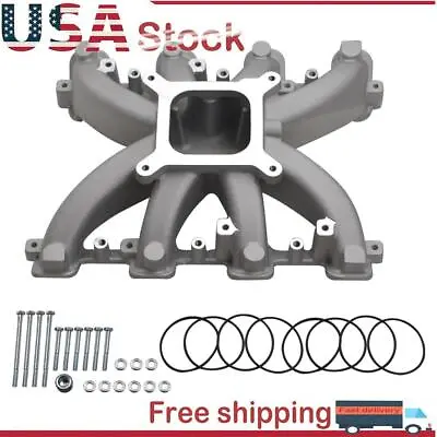 Carb Single Plane Mid-Rise Intake Manifold For GM LS3 L92 Gen III Rectangle Port • $152