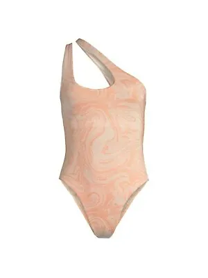 L*SPACE Phoebe One Piece Swim Bathing Suit 10 NWT $169 Pink Marble Swirl • $24.99