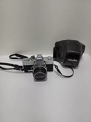 Minolta SRT 101 Film Camera MC Rokkor-PF 55mm F/1.7 Lens From JAPAN + Case... • $59.99