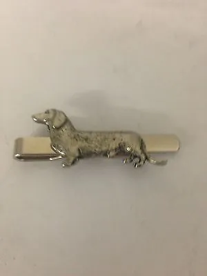 £9.95 • Buy Dachshund PP-D24 English Pewter Emblem On A Tie Clip (Slide)