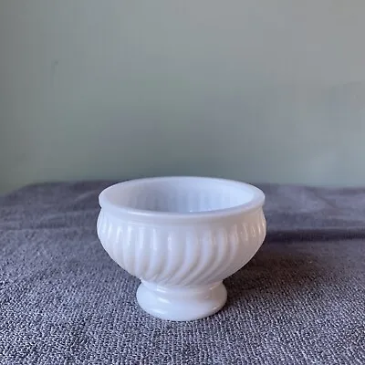 Vintage Antique Milk Glass Footed Master Salt • $15.99