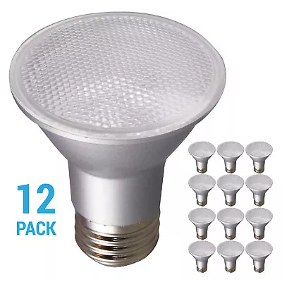 12 Pack Satco S29406 LED Bulbs 120V 6.5W =50W PAR20 Medium E26 3000K Warm White • $58