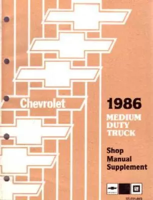 1986 Chevrolet GMC Medium Duty Truck Shop Service Repair Manual • $82.54