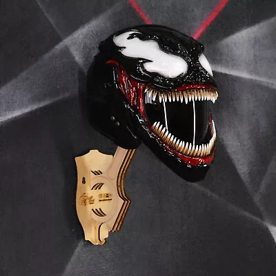 Venom (Symbiote) Motorcycle Helmet. DOT&ECE Certified.  • $530