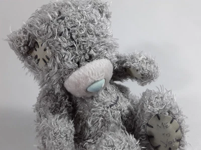 £8.99 • Buy ME TO YOU Tatty Teddy Bear, Grey With Blue Nose, Me 2 U Plush