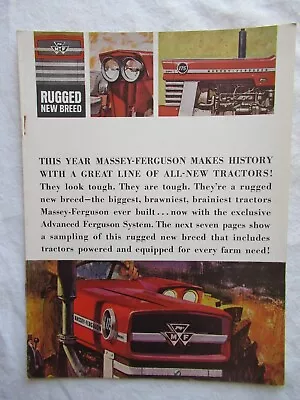 Vintage Massey Ferguson Tractor Brochure 100 Series MF 135 MF150 MF180 MF 165 • £56.94