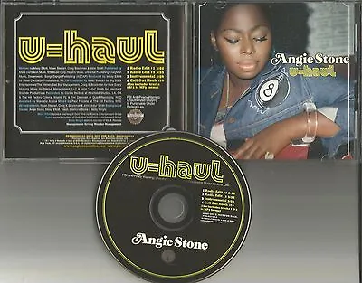 ANGIE STONE U Haul W/ 2 EDITS & INSTRUMENTAL PROMO DJ CD Single 2004 MP3 Format • $24.99