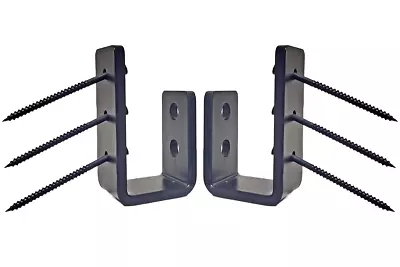 BedCLAW Armor Grade Carbon Steel 2x4 Barricade Brackets For Door Stop Security • $30.87
