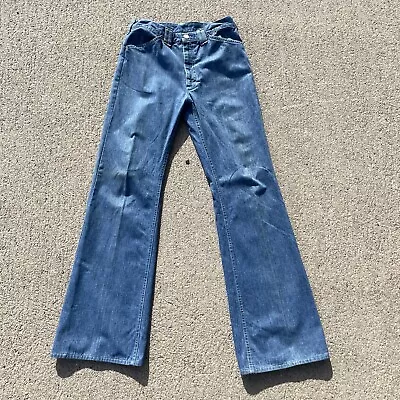 Vintage Lee Set Sanforset Jeans Womens 32XL Blue Retro Denim Cotton Made USA • $38