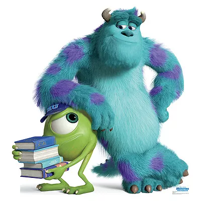 MIKE & SULLEY Disney Monsters University Sully CARDBOARD CUTOUT Standee Standup • $49.95