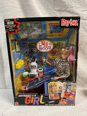 Barbie Generation Girl My Room Doll & Accessories 2000 Mattel #28986 NIB • $39.99