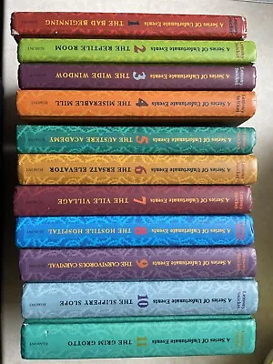 Lemony Snicket A Series Of Unfortunate Events Books 1-11 • £10