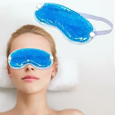 £3.30 • Buy Gel Bead Heating Cooling Sleep Mask Reusable Hot Cold Ice Pack Puffy Dry Eyes UK