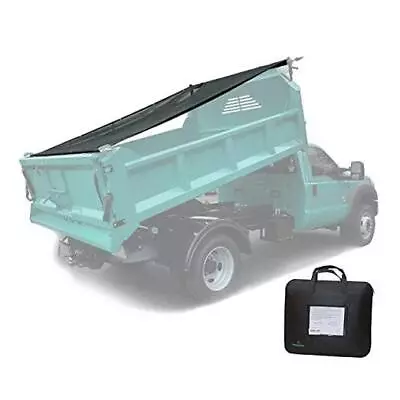 Dump Truck Mesh Tarp 7'X20'-Tentproinc Heavy 7'X20' - 6'' Pocket One End Black • $146.82