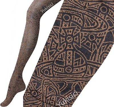 Vivienne Westwood Japan Pantyhose Stocking Tights Orb Monogram-Black-Size M-L • $69.99