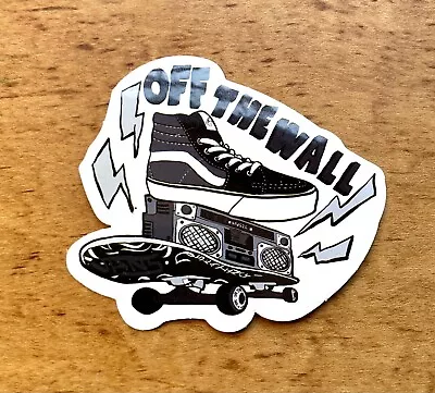 Vans Laptop Sticker Decal Off The Wall Skate Shoe Be Original California New • $2.49