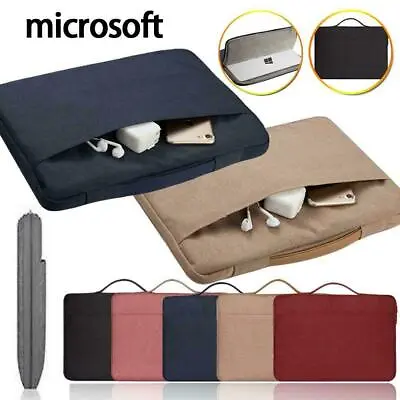 For Microsoft Surface Pro 2/3/4/6/7/X Book/Laptop 1/2/3-Carrying Sleeve Case Bag • £7.96