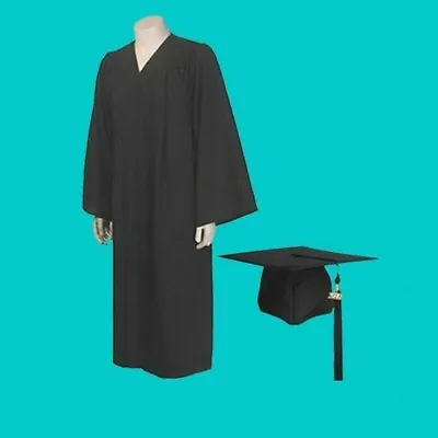 Unisex Graduation Gown University Academic Bachelors Robe Choir Preachers • £50.87