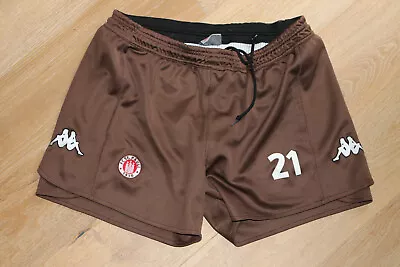 Kappa FC St. Pauli 2002 #21 Holger Stanislawski Match Worn Player Soccer Shorts • $69.99