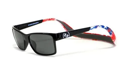 Hoven Eyewear MONIX In Black American Flag With Gloss Grey • $164.64