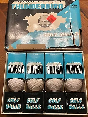 Vintage Golf Balls Rare 1960/70s The Thunderbird Golf Balls X12 Original Box • $127.96