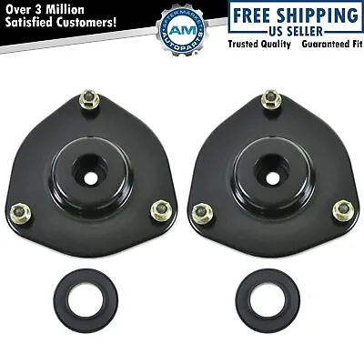 Front Upper Strut Mount W/ Bearing Pair Set NEW For Mitsubishi Lancer Mirage • $37.27