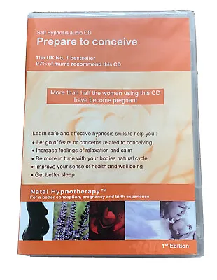 Prepare To Conceive By Maggie Howell Compact Disc Natal Hyp￼notherapy CD • £14.50