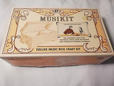 Elpa Thorens MUSIKIT Deluxe Music Box CRAFT KIT Vintage SWISS Lara's Theme PC770 • $39