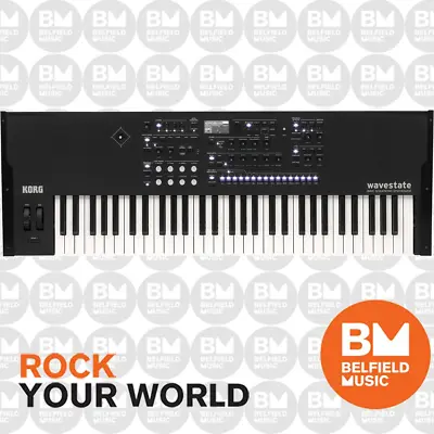 Korg Wavestate SE Synthesiser Sequencing Synth Black W Case -LIMITED EDITION • $2999