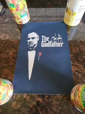  Vinyl Cloth 11 3/4  X 8   The Godfather Movie Poster Unhung • $5