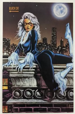 Black Cat Ultron Marvel Masterpieces Comic Panel Poster Art Pin-Up Original • $6.99