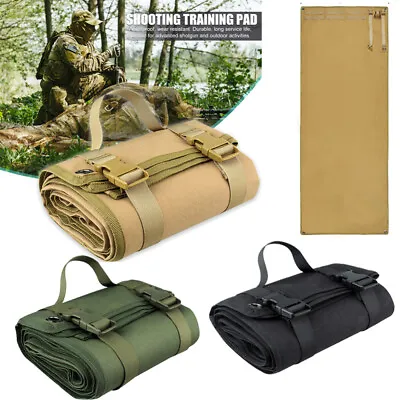 Tactical Portable Padded Roll Up Mat Shooting Camping Hiking Waterproof Pad AU • $11.96