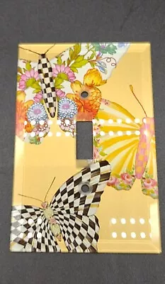 MacKenzie-Childs Butterfly Switch Plate Discontinued NIB • $50