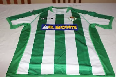 T-Shirt Of Real Betis Cup Final King 2005 Kappa Size L No 17 Joaquin Reissue • £64.87