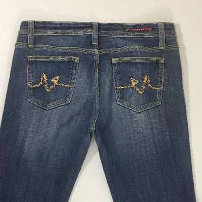 VIGOSS Women's  Tokyo  Boot Cut Distressed Jeans Medium Wash Size 9 • $22.50