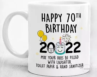 70th Birthday Gifts For Women Men Him 2022 Quarantine Mom 70th Birthday For Dad • £16.95