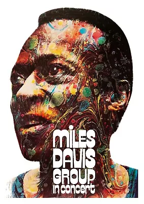 Miles Davis Group Concert Blank Poster Reproduction Print Wall Art Jazz Fusion • £4.80