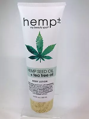 Hemp +Plus My Beauty Spot Hemp Seed Oil + Tea Tree Oil Body Lotion 6.76 Fl. Oz. • $9.98