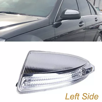 Left Side Mirror Turn Signal Yellow Light For Mercedes W204 C250 C300 C350 C63 • $19.99