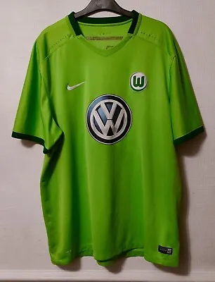 £49.99 • Buy VfL WOLFSBURG FOOTBALL CLUB 2016 GREEN HOME SHIRT ARNOLD # 27 VOLKSWAGEN VW XL 