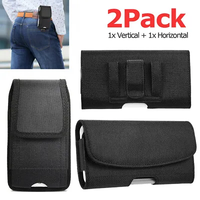 $22.99 • Buy 2Pack Phone Case Belt Clip Holster Vertical + Horizontal For IPhone/ Galaxy S22+